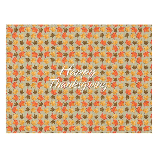 Nappe Feuilles d'automne 1 (Devant (Horizontal))
