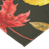 Nappe Feuilles d'automne aquarelle foncée (Angle)