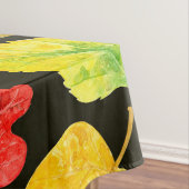Nappe Feuilles d'automne aquarelle foncée (In Situ)