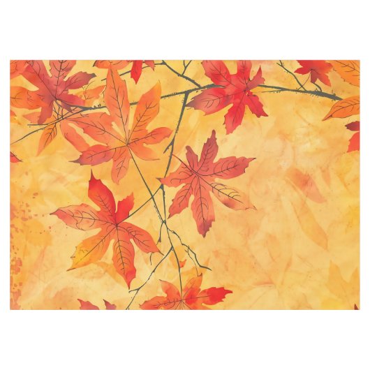 Nappe Feuilles d'automne - Automne (Devant (Horizontal))