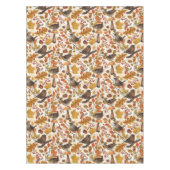 Nappe Feuilles d'automne, baies, champignons et fleurs (Devant)