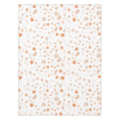 Nappe Feuilles d'automne Baies rouges Blancs (Devant)