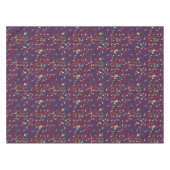 Nappe Feuilles d'automne botaniques Or Rouge (Devant (Horizontal))