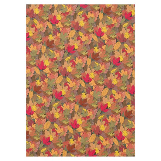 Nappe Feuilles d'automne colorées (Devant)