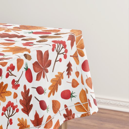 Nappe Feuilles d'automne et baies Motif Thanksgiving (In Situ)