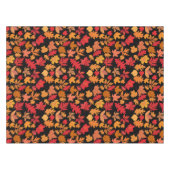 Nappe Feuilles d'automne motif 02 Black BG (Devant (Horizontal))