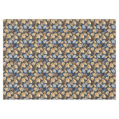 Nappe Feuilles d'automne or/bleu (Devant (Horizontal))