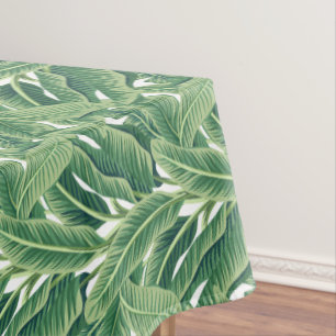 Nappe Feuilles de bananes tropicales vertes