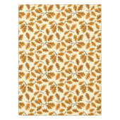 Nappe Feuilles de chêne automnal sur blanc (Devant)