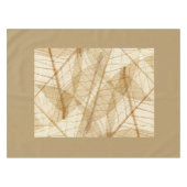 Nappe Feuilles de dentelle de crème pâle rustique (Devant (Horizontal))