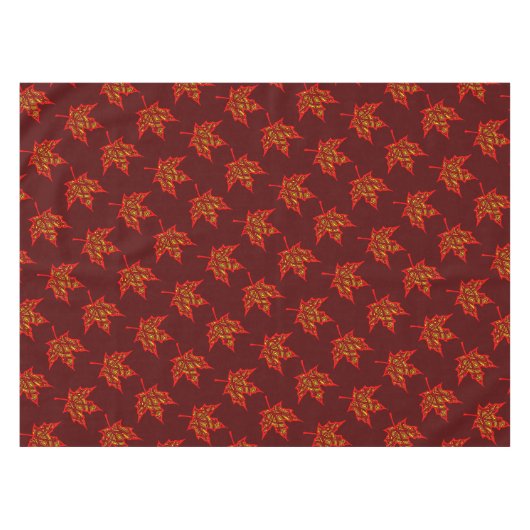 Nappe Feuilles de feu (Devant (Horizontal))