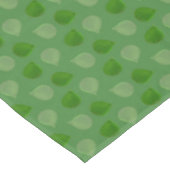 Nappe Feuilles de Jade Tropical sur fond Vert (Angle)