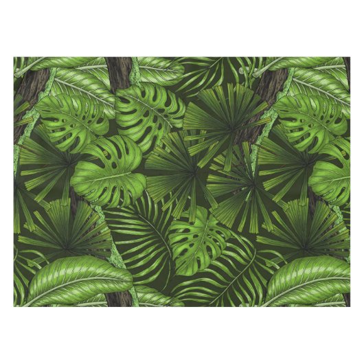 Nappe Feuilles de la jungle (Devant (Horizontal))