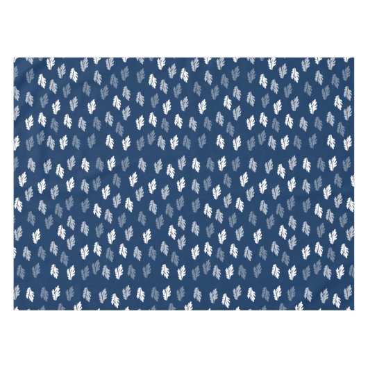 Nappe Feuilles de la marine Blue Antique Motif (Devant (Horizontal))