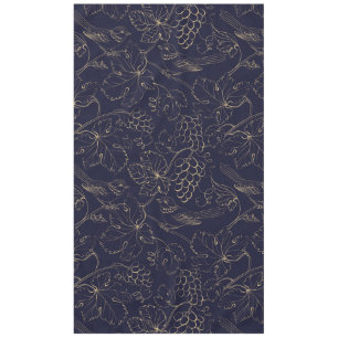 Nappe Feuilles de la marine et des baies de raisins d'or