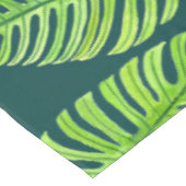 Nappe Feuilles de Monstera, motif d'aquarelle tropicale (Angle)