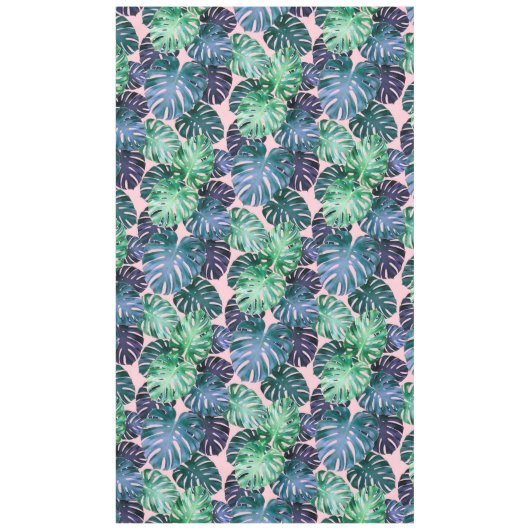 Nappe Feuilles de Monstera Tropical (Devant)
