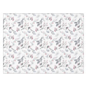 Nappe Feuilles de Noël et baies élégants (Devant (Horizontal))