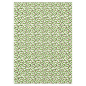 Nappe Feuilles de pin vert de Noël, cônes et baies rouge (Devant)