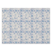 Nappe Feuilles de saule vieilli Floral bleu (Devant (Horizontal))