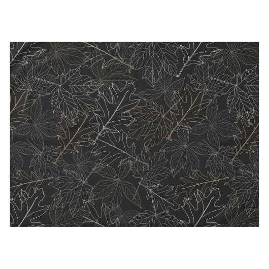 Nappe Feuilles d'érable d'automne (Devant (Horizontal))