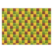 Nappe Feuilles d'érable d'automne, brun, or, vert (Devant (Horizontal))