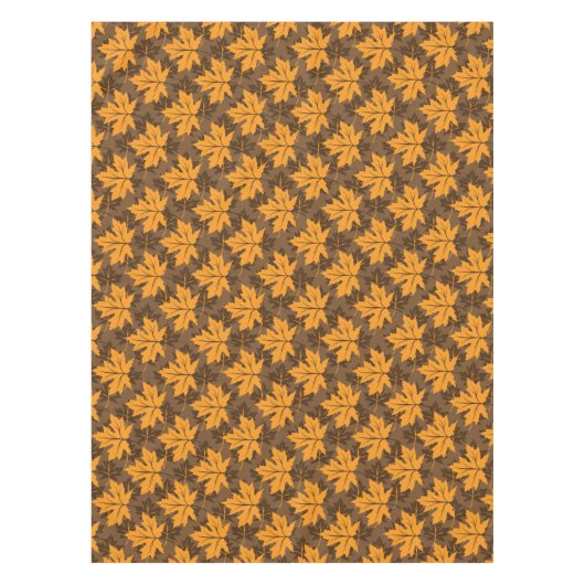 Nappe Feuilles d'érable d'automne orange (Devant)
