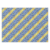 Nappe Feuilles jaune et bleu (Devant (Horizontal))