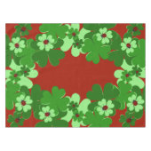 Nappe Feuilles modernes de Green, Red Ladybug Insect & C (Devant (Horizontal))