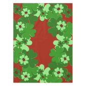 Nappe Feuilles modernes de Green, Red Ladybug Insect & C (Devant)