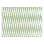 Nappe Feuilles succulents verts sur blanc (Devant (Horizontal))