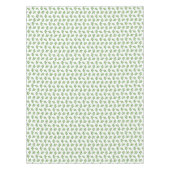 Nappe Feuilles succulents verts sur blanc (Devant)