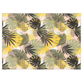 Nappe Feuilles Tropicales Abstraites Modernes & Points (Devant (Horizontal))
