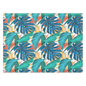 Nappe Feuilles tropicaux colorés, design motif exotique, (Devant (Horizontal))