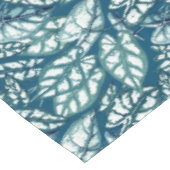 Nappe Feuilles tropicaux Turquoises bleus (Angle)