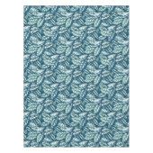 Nappe Feuilles tropicaux Turquoises bleus (Devant)