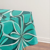 Nappe Feuilles turquoises et verts (In Situ)