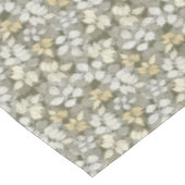 Nappe Feuilles Vertes Blanches & Grises (Angle)