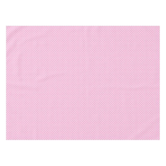 Nappe Fille rose Pois blanche fête d'anniversaire (Devant (Horizontal))