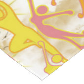 Nappe Filles de yoga dansant heureuses  (Angle)