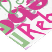 Nappe Filles roses et copie sur toute la surface de (Angle)