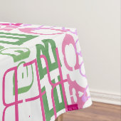 Nappe Filles roses et copie sur toute la surface de (In Situ)