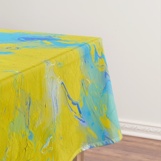 Nappe Fils jaunes, bleus et blancs (In Situ)