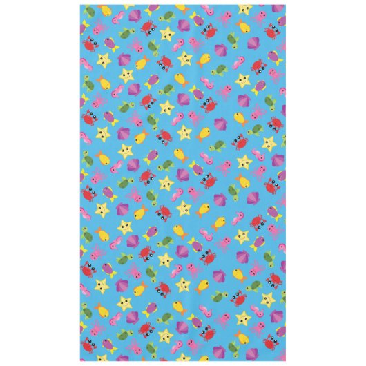 Nappe Fish Sea Ocean Aquarium d'anniversaire pour enfant (Devant)