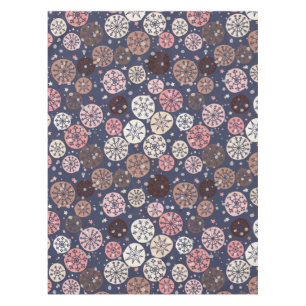 Nappe Flacons de neige bleu rose