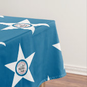 Nappe Flag of city of Houston, Texas Tablecloth (In Situ)