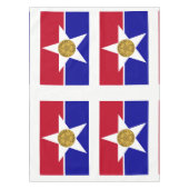Nappe Flag of Dallas, Texas Tablecloth (Devant)
