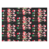 Nappe Flamant rose de Floride pour Noël (Devant (Horizontal))