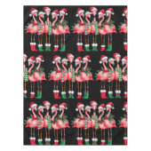 Nappe Flamant rose de Floride pour Noël (Devant)