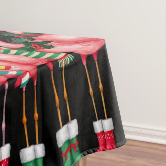 Nappe Flamant rose de Floride pour Noël (In Situ)